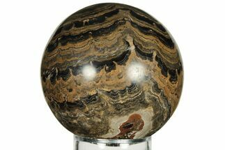Polished Stromatolite (Greysonia) Sphere - Bolivia #227055