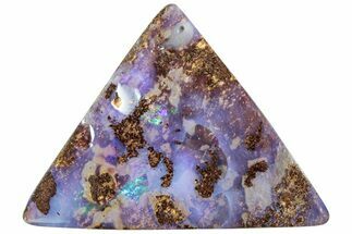 Vivid Purple Boulder Opal Cabochon - Queensland, Australia #227119