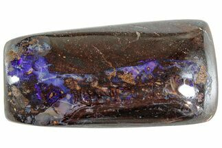 Vivid Boulder Opal Bead Pendant - Queensland, Australia #227133