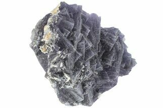 Purple, Cubic Fluorite Crystal Cluster - Pakistan #221245