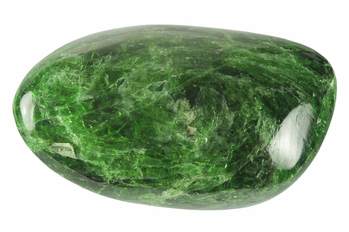 thumbnail image 2 of Russian Green Chrome Diopside Round Cut Gemstone – 6mm, New With Tags 2 of 5
