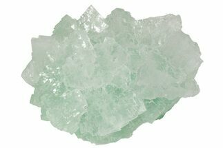 Gemmy, Mint-Green Halite Crystal Cluster - Rudna Mine, Poland #227565