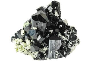 Black Tourmaline (Schorl) Crystals on Orthoclase - Namibia #227695
