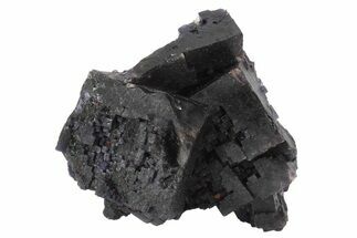 Dark-Purple Cubic Fluorite Crystal Cluster - Cave-In-Rock #228243