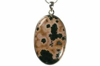 Ocean Jasper Pendant (Necklace) - Sterling Silver #228412