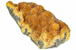 Intense Orange Calcite Crystal Cluster - Poland #228291