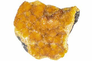 Intense Orange Calcite Crystal Cluster - Poland #228292