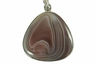 Botswana Agate Pendant (Necklace) - Sterling Silver #228539