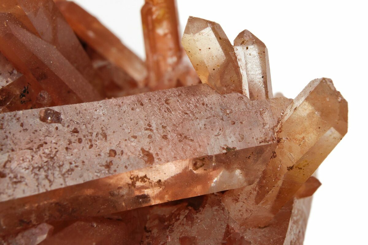 3" Tangerine Quartz Crystal Cluster Brazil (229437) For Sale