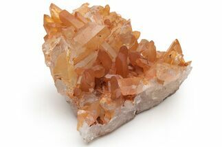 Tangerine Quartz Crystal Cluster - Brazil #229492