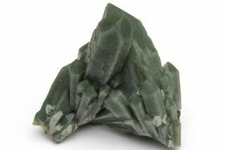 Green, Hedenbergite Included Quartz Cluster - Mongolia #231710