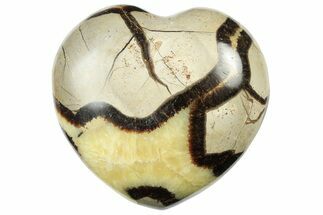 Polished Septarian Heart - Madagascar #205178