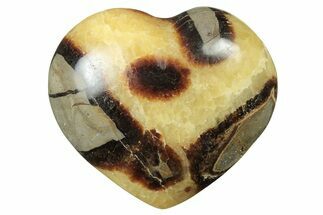 Polished Septarian Heart - Madagascar #205187