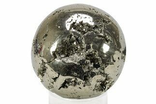 Polished Pyrite Sphere - Peru #231631