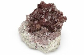 Natural, Red Quartz Crystal Cluster - Morocco #232856