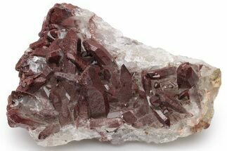 Natural, Red Quartz Crystal Cluster - Morocco #232870