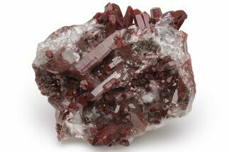Natural, Red Quartz Crystal Cluster - Morocco #232877