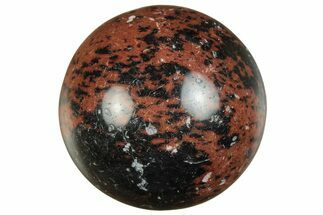 Polished, Mahogany Obsidian Spheres #233618