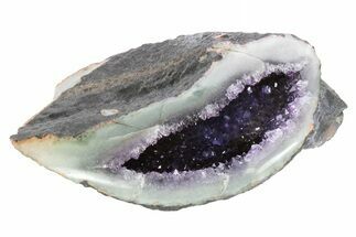 Purple Amethyst Geode with Polished Face - Uruguay #233634
