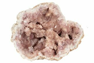 Sparkly, Pink Amethyst Geode Half - Argentina #235164