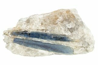 Vibrant Blue Kyanite Crystals In Quartz - Brazil #235366