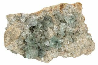 Fluorescent Green Fluorite Cluster - Lady Annabella Mine, England #235383