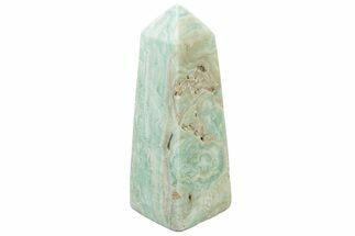 Polished Blue Caribbean Calcite Obelisk - Pakistan #236785
