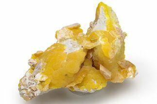 Lustrous, Yellow Wulfenite and Mimetite - La Morita Mine, Mexico #237084