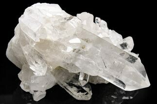 Clear Quartz Crystal Cluster - Brazil #237833