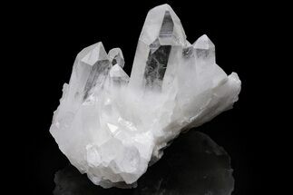 Clear Quartz Crystal Cluster - Brazil #237850