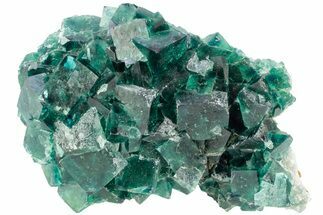 Green, Fluorescent, Cubic Fluorite Crystals - Madagascar #238381