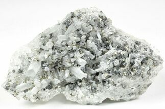Quartz Crystals With Pyrite & Galena - Peru #238947