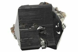 Black Tourmaline (Schorl) Crystals on Orthoclase - Namibia #239655