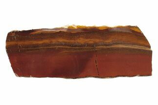 Polished Desert Sunset Banded Iron Slab - Western Australia #240063