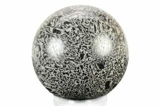 Polished Graphic Tourmaline Sphere - Madagascar #241125