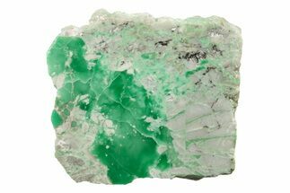 Polished Pastel Green Variscite Slice - Amatrice Hill, Utah #241192