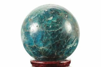 Bright Blue Apatite Sphere - Madagascar #241464