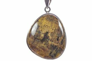 Blue Tiger's Eye Pendant (Necklace) - Sterling Silver #241271
