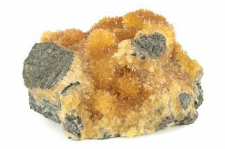 Intense Orange Calcite Crystal Cluster - Poland #241766