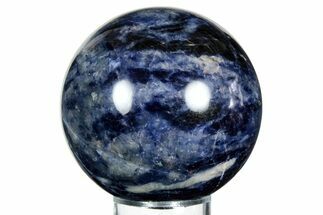 Deep Blue, Polished Sodalite Sphere #241703