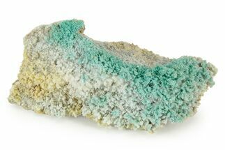 White and Teal Aragonite Formation - Pilhuatepec, Mexico #242656