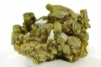 Forest-Green Pyromorphite Crystal Cluster - China #242849