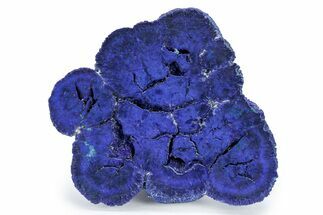 Vivid Blue, Cut/Polished Azurite Nodule - Siberia #243567