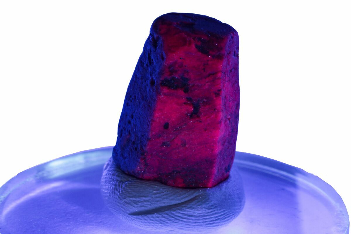 Crystal Ruby Contained In .9