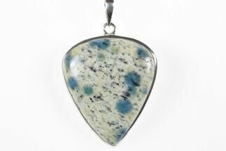 Polished K Granite Pendant (Necklace) - Sterling Silver #244038