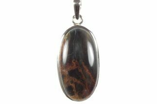 Chatoyant Pietersite Pendant (Necklace) - Sterling Silver #243972