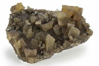 Unusual Yellow Fluorite Crystal Cluster - Cave-In-Rock #244246