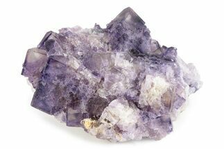 Purple Cubic Fluorite With Fluorescent Phantoms - Cave-In-Rock #244265