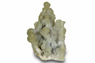 Yellow-Green Chalcedony Stalactite Formation - India #244482