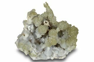 Yellow-Green Chalcedony Stalactite Formation - India #244483
